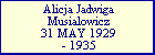 Alicja Jadwiga Musialowicz