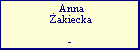 Anna �akiecka