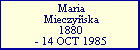 Maria Mieczy�ska