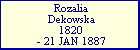 Rozalia Dekowska