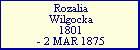 Rozalia Wilgocka