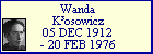 Wanda K�osowicz