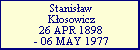 Stanis�aw K�osowicz