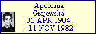 Apolonia Grajewska