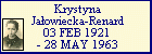 Krystyna Ja�owiecka-Renard