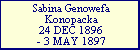 Sabina Genowefa Konopacka