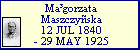 Ma�gorzata Maszczy�ska