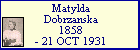 Matylda Dobrzanska