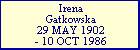 Irena Gatkowska