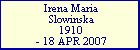 Irena Maria Slowinska
