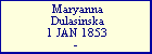 Maryanna Dulasinska
