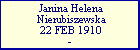Janina Helena Nierubiszewska