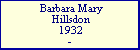 Barbara Mary Hillsdon