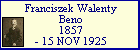 Franciszek Walenty Beno